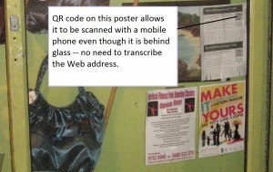 QR Code used on a poster
