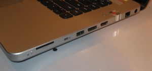 HP Envy 15-3000 Series laptop right-hand-side connections