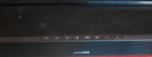 Denon DHT-T1000 TV base speaker controls