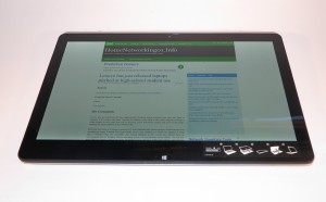 Sony VAIO 13a convertible Ultrabook as a tablet