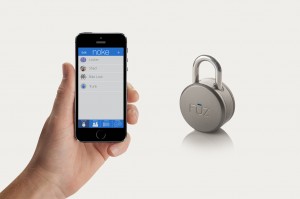 Noke padlock controlled by a smartphone - press picture courtesy of Fuz Designs