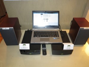HP Elitebook 2560p playing through Naim DAC-V1 USB DAC