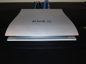 Auralic Aries network-to-digital media bridge which serves an external DAC 