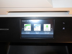 Brother MFC-L8850CDW colour laser multifunction printer user interface