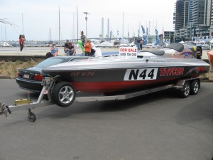 Speedboat on trailer for sale