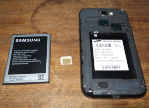 The battery, SIM and memory cards have to be removed from the device if it gets wet