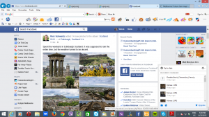 Facebook and Dropbox desktop