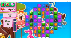 Candy Crush Saga gameplay on Windows 10