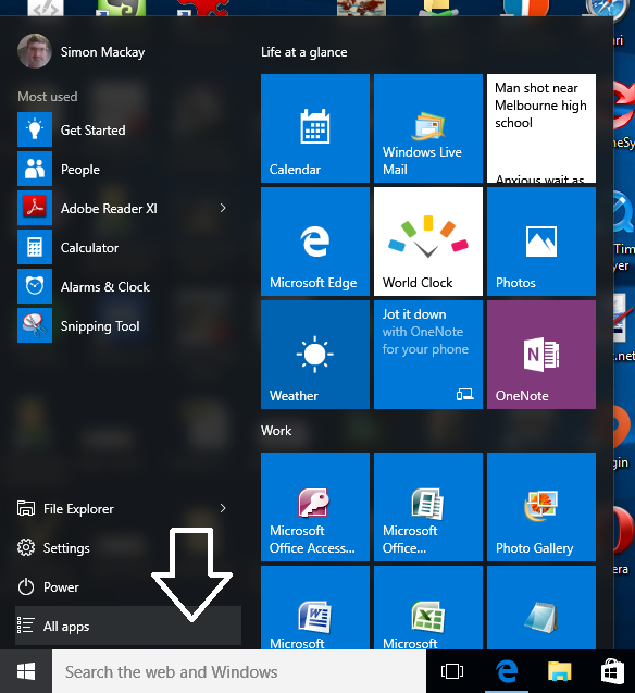 how to close all apps on windows 10