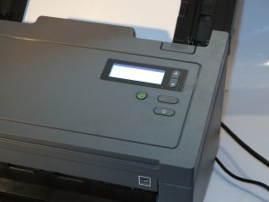 Brother PDS-6000 document scanner control panel detail