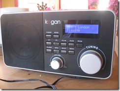 Kogan Internet radio - close-up