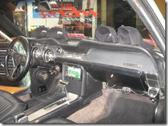 Mustang dashboard with Eclipse head unit