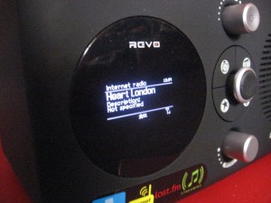 Revo Domino Internet radio tuned in to Heart London