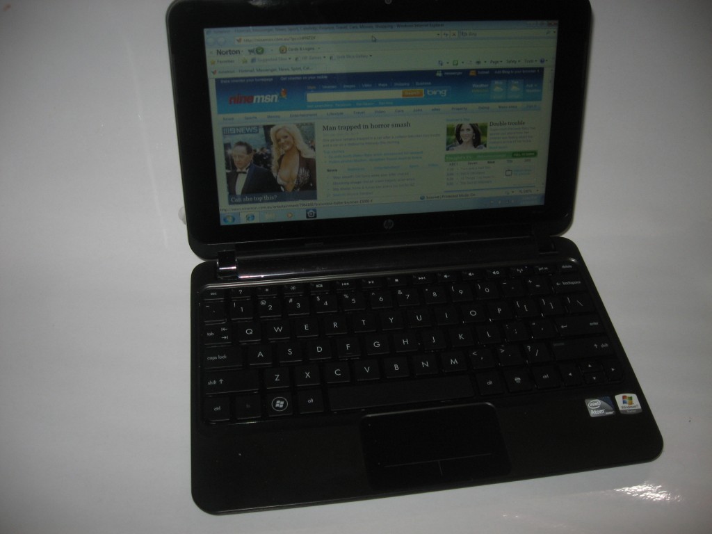 HP Mini 210 netbook