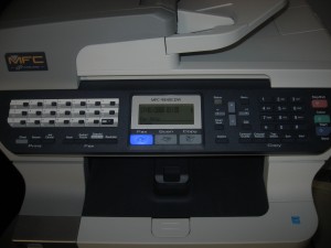 Brother MFC-9840CDW Control panel