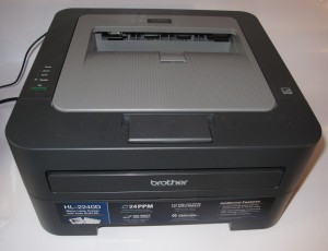 Brother HL-2240D compact monochrome laser printer