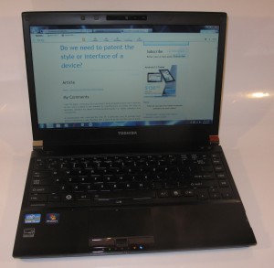 Toshiba Portege R830 ultraportable notebook