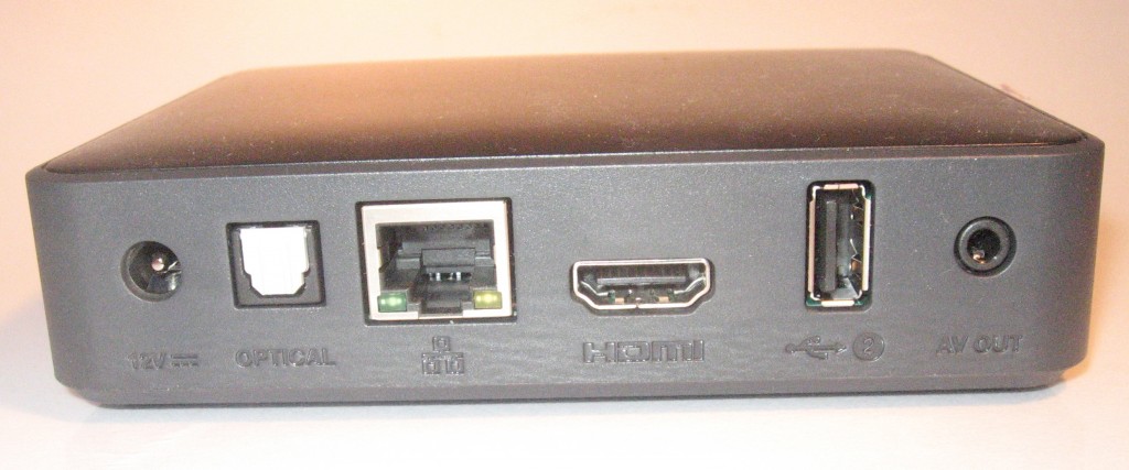 Western Digital WDTV Live network media player connections - 2011 model