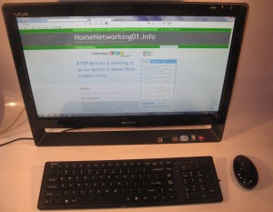 Sony VAIO J Series all-in-one computer