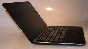 Dell XPS 13 Ultrabook left hand side connections - power, USB 2.0, 3.5mm audio in-out jack