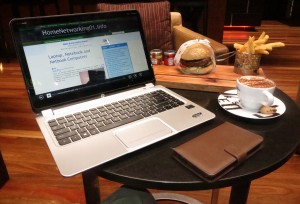 HP Envy 4 Touchsmart Ultrabook at Intercontinental Melbourne On Rialto