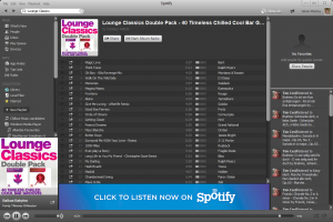 Spotify screenshot with album tracklist