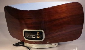 Marantz Audio Consolette rear view with wooden back