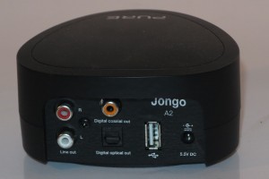 Pure Jongo A2 network audio adaptor connections