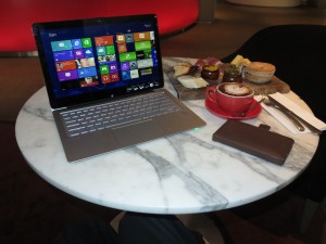 Sony VAIO Fit 13a convertible Ultrabook at Rydges Hotel Melbourne