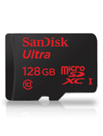 128Gb microSD card - courtesy of SanDisk