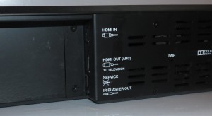 Denon DHT-S514 HDMI (input and output) and IR blaster connections