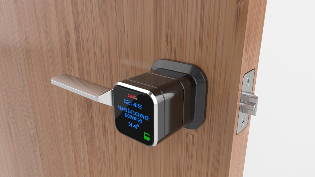 The smart-lock arrives in the key-in-knob form factor