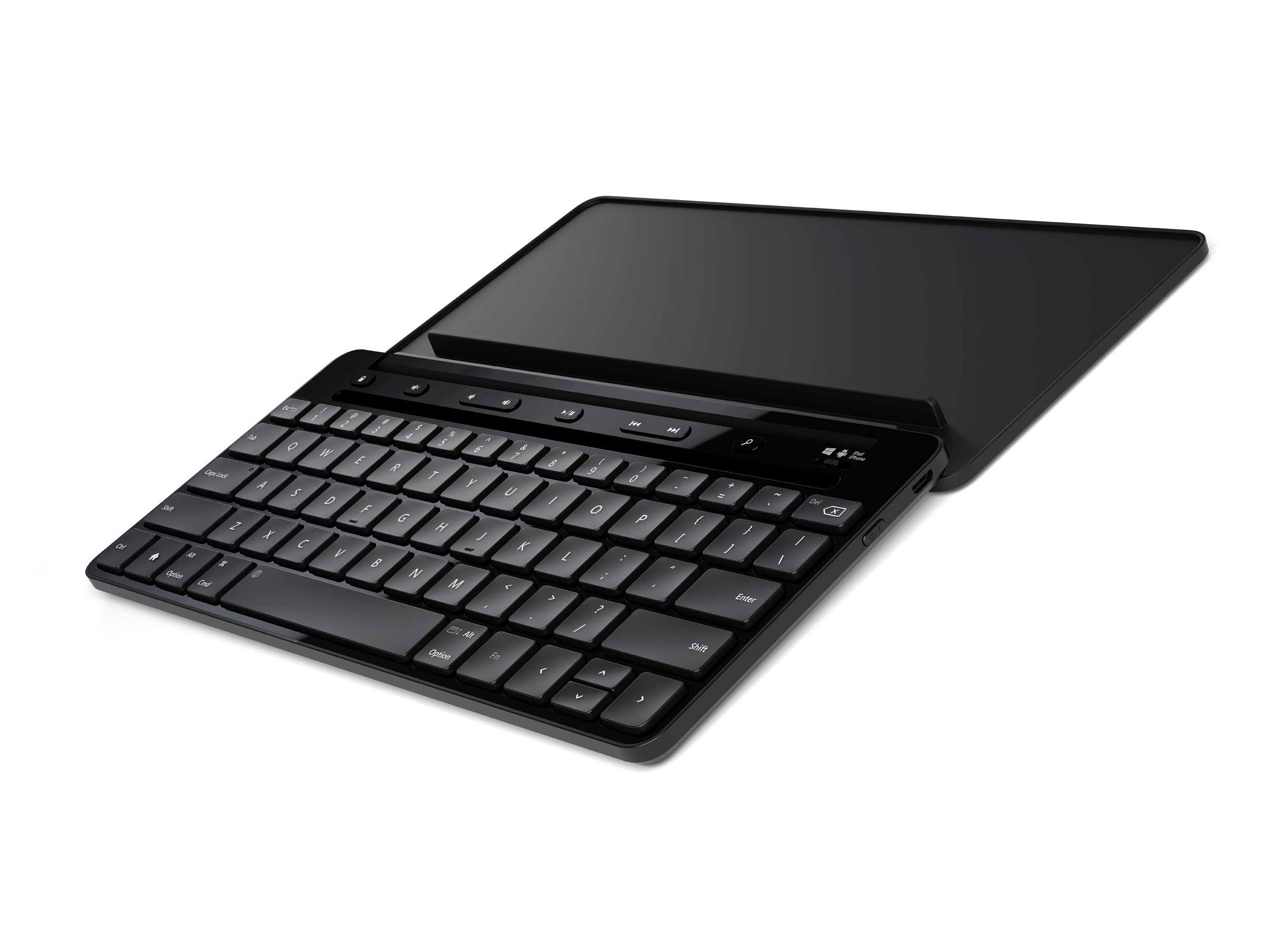 Microsoft Hardware now offers a Bluetooth keyboard that works with all mobile platforms