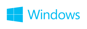 Windows logo courtesy of Microsoft