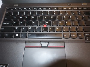 Lenovo ThinkPad X1 Carbon Ultrabook thumbstick and trackpad