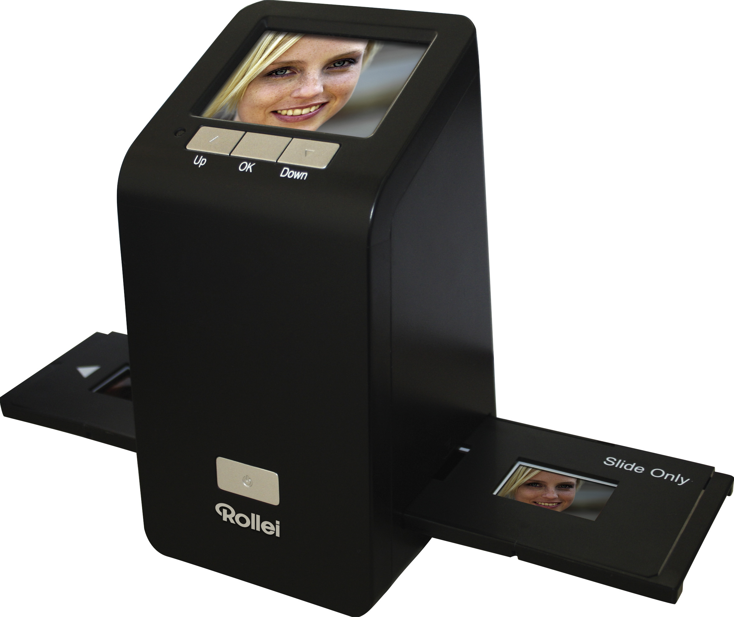 Rollei sells slide scanners suitable for large slide collections