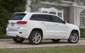 Jeep Grand Cherokee outside family house - press picture courtesy of Fiat Chrysler North America