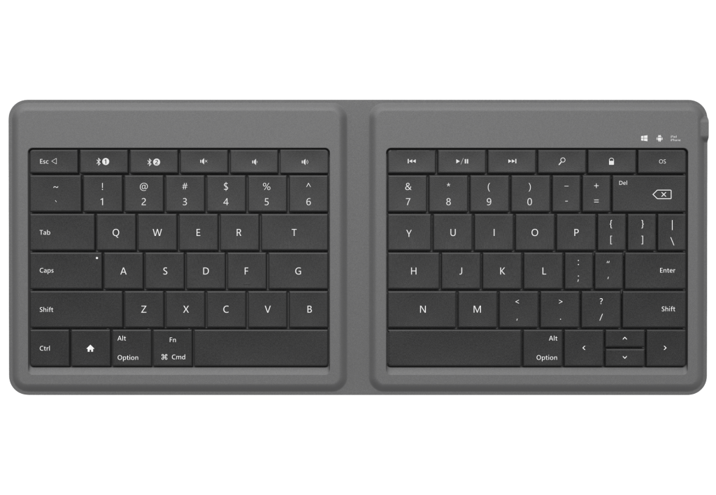 Microsoft makes a foldable version of its universal Bluetooth keyboard
