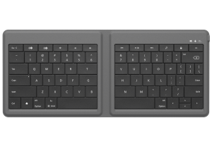 Microsoft Universal Foldable Keyboard (open) press photo courtesy of Microsoft
