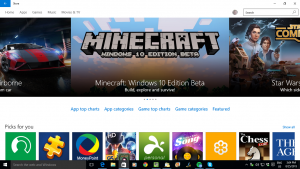 Windows 10's own app store