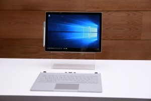 Microsoft Surface Book shown at Windows 10 Devices Event, on Tuesday, October 6, 2015 in New York, New York. (Mark Von Holden/AP Images for AP Images for Windows) courtesy of Microsoft