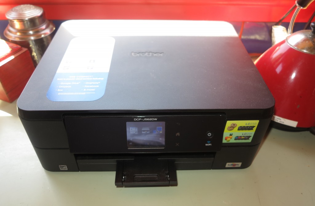 Brother DCP-J562DW multifunction printer positioning image