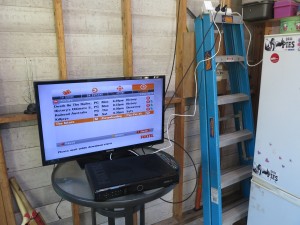Cable TV in the man-cave