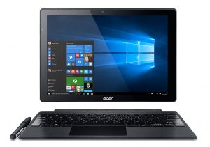 Acer Switch Alpha 12 2-in-1 with keyboard press image courtesy of Acer