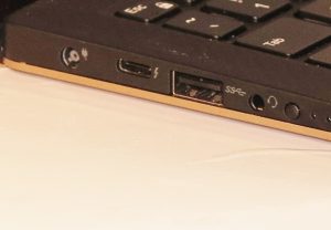 Thunderbolt 3 USB-C port on Dell XPS 13 Ultrabook