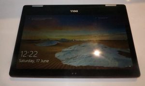 Dell Inspiron 13 7000 2-in-1 laptop in tablet mode