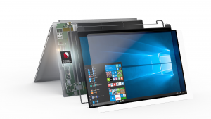 Snapdragon smartphone electronics in 2-in-1 laptop press picture courtesy of Qualcomn