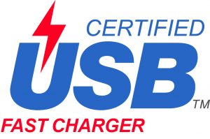 USB-Certified Fast Charger logo courtesy of USB Implementers Forum