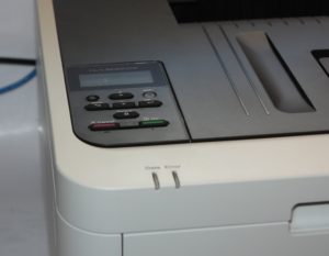 Brother HL-L3230CDW colour LED printer control panel