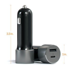 Satechi 72W USB PD car charger - product image courtesy of MacGear Australia